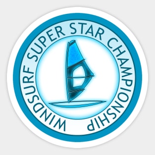 Windsurf Super Star Sticker